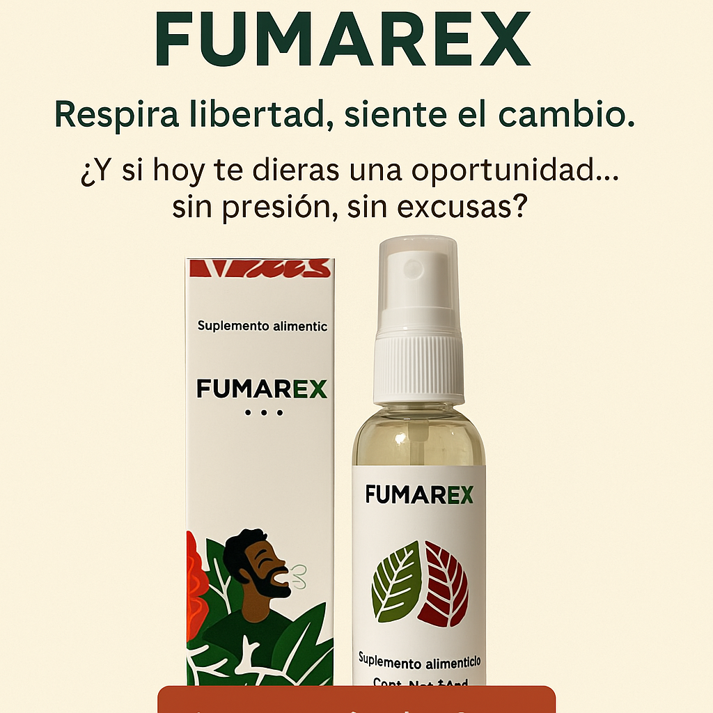 🌿 Fumarex – Menos humo, más vida 🚭❤️